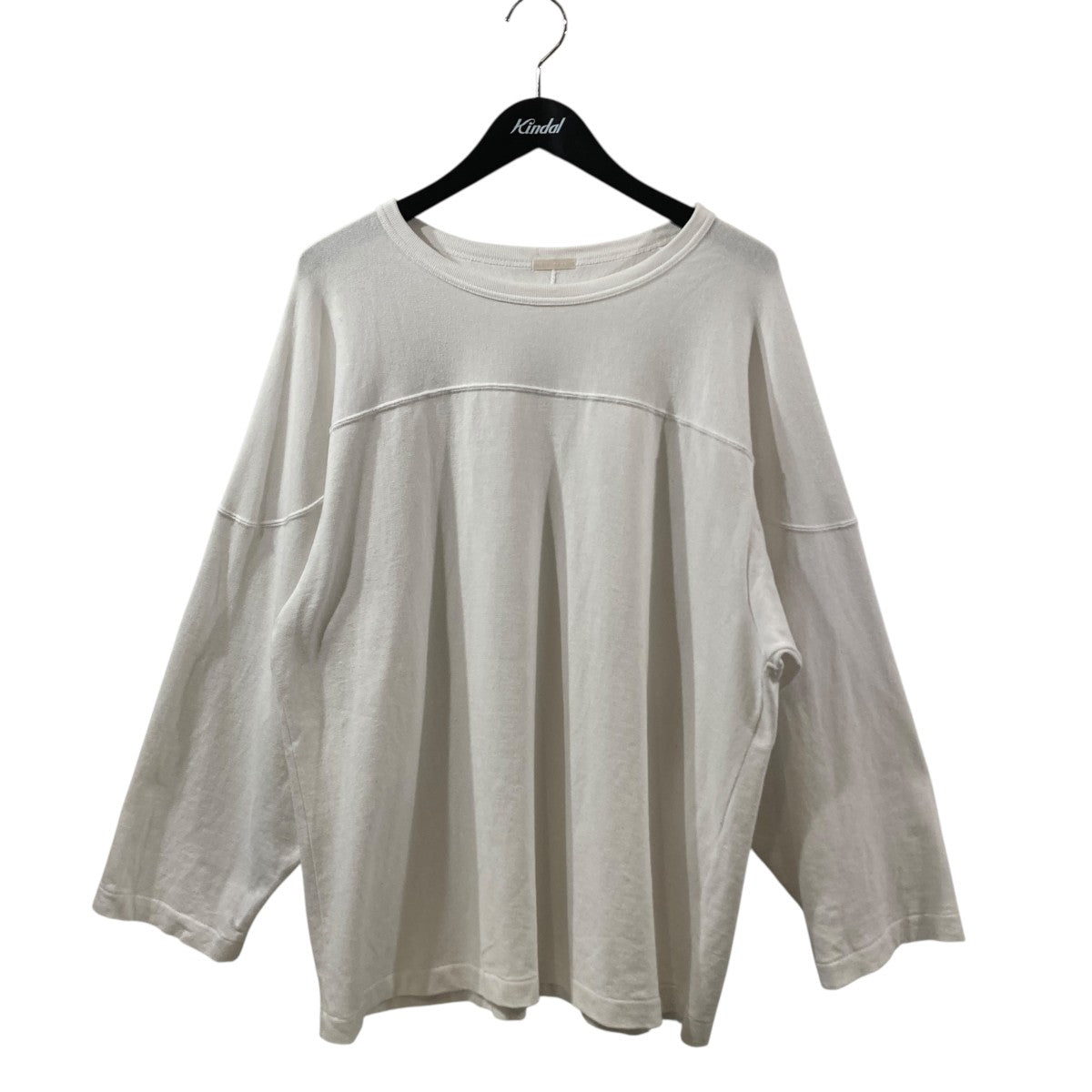 COMOLI(コモリ) フットボールTシャツロングスリーブTシャツV01-05005