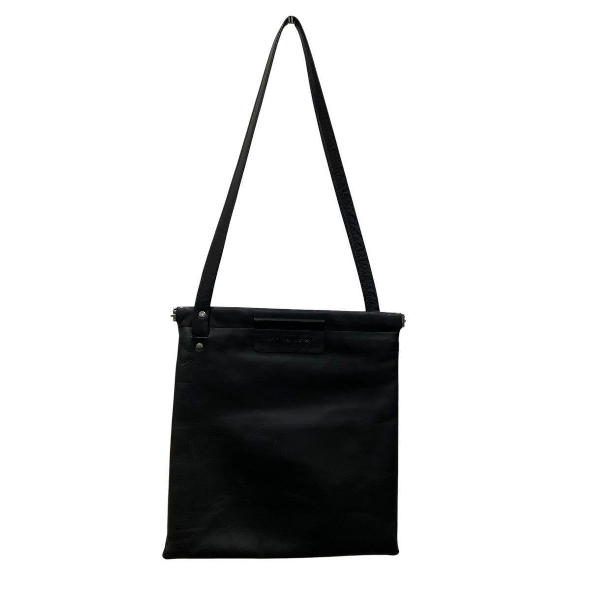 ドリスヴァンノッテンDRIES VAN NOTEN キャンパスレザートートバッグ DRIES VAN NOTEN(ドリスヴァンノッテン) レザートートバッグ ブラック
