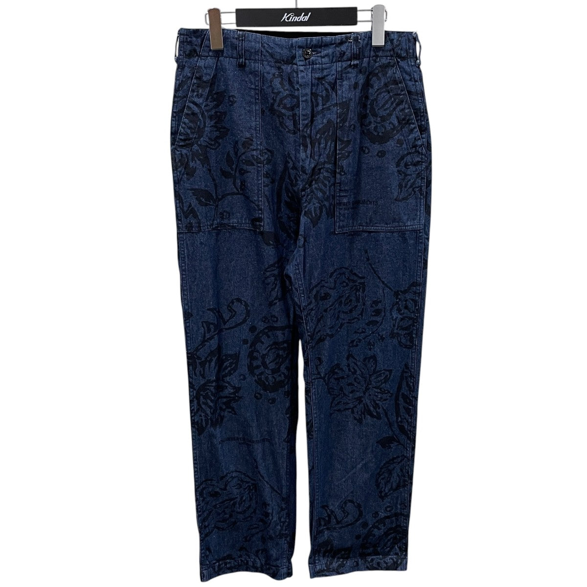 総柄デニムパンツ Fatigue Pant 6.5oz Flat Twill (Floral Paisley Print) ファティーグパンツ フラットツイル(フローラルペイズリープリント)
