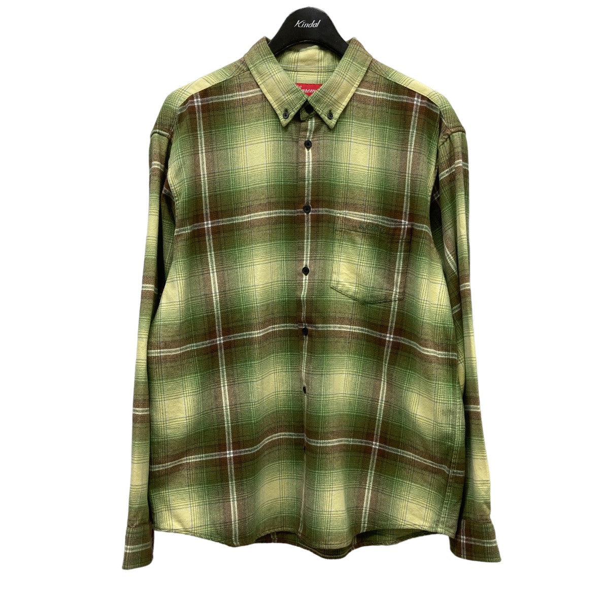 SUPREME(シュプリーム) 「Shadow Plaid Flannel Shirt」 BDチェックネルシャツ グリーン サイズ M｜【公式】カインドオルオンライン  ブランド古着・中古通販【kindal】