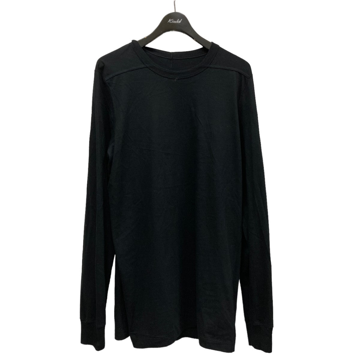 RICK OWENS(リックオウエンス) 22AWLEVEL LS TロングスリーブレベルTシャツRU02B2266-JA RU02B2266-JA  ブラック サイズ XL｜【公式】カインドオルオンライン ブランド古着・中古通販【kindal】