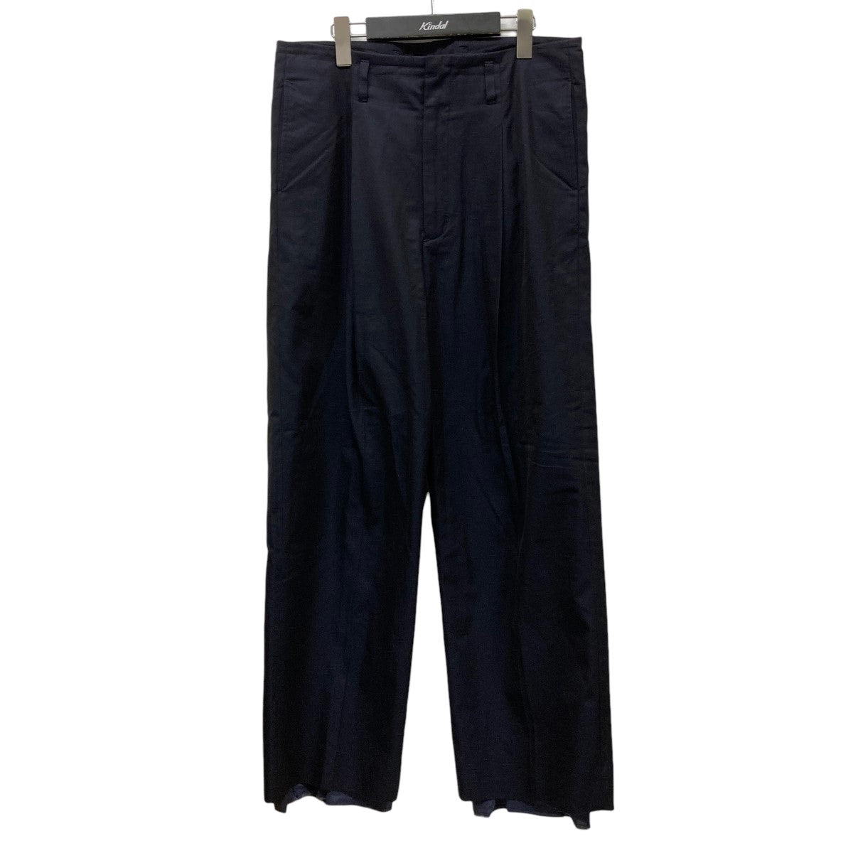 Rich I(リッチアイ) UNCLE [TUCK TAPERED TROUSERS]コットンシルクレイヤードパンツRich I-00-02 Rich  I-00-02 ダークネイビー サイズ 50｜【公式】カインドオルオンライン ブランド古着・中古通販【kindal】