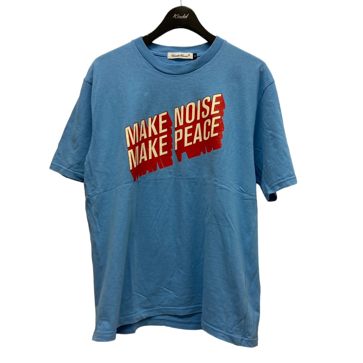 UNDERCOVER(アンダーカバー) MAKE NOISE MAKE PEACEプリントTシャツ スカイブルー サイズ  M｜【公式】カインドオルオンライン ブランド古着・中古通販【kindal】