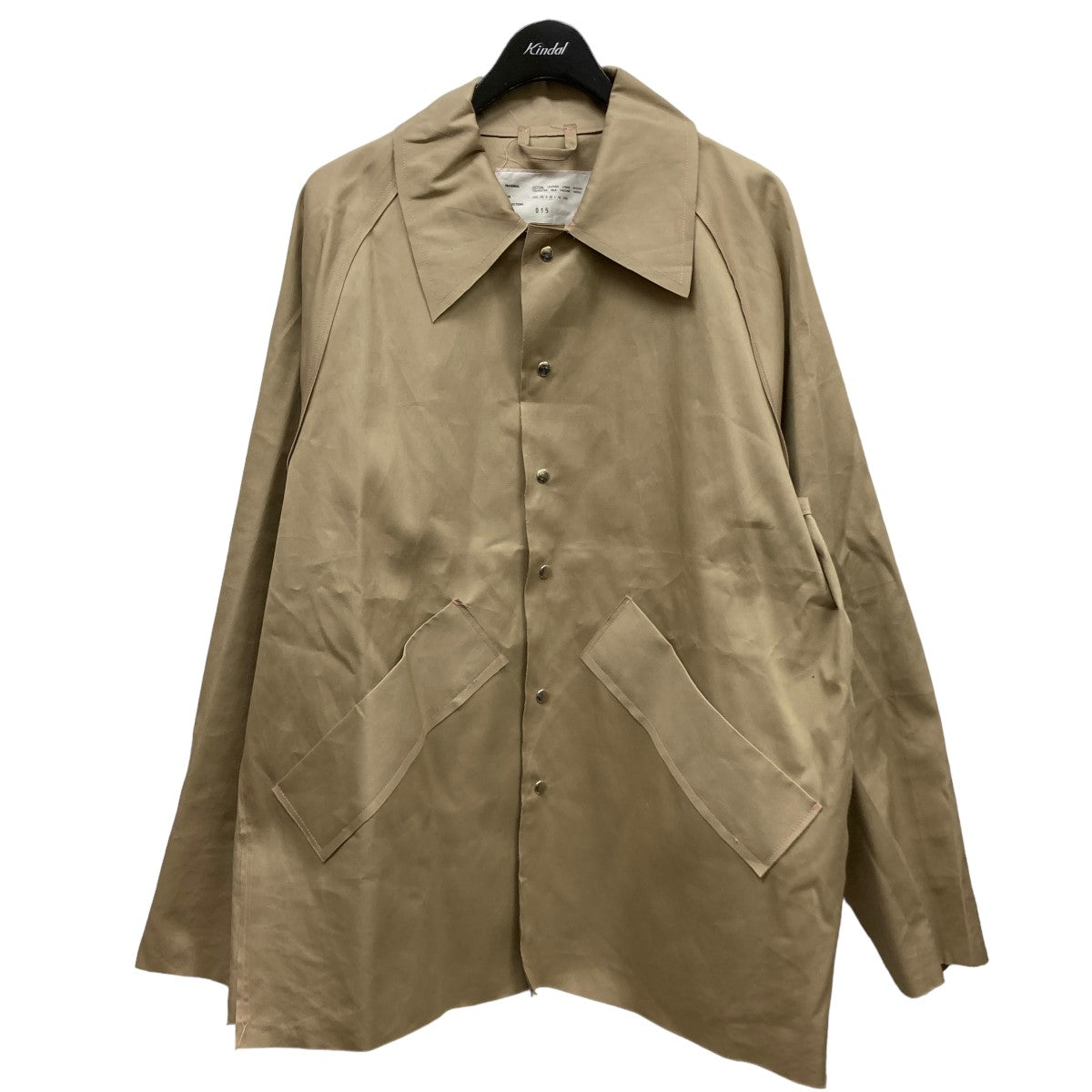 camiel fortgens(カミエル　フォートヘンス) 「15．10．02．01 COACH JACKET MACKINTOSH SAND」  ベージュ サイズ M｜【公式】カインドオルオンライン ブランド古着・中古通販【kindal】