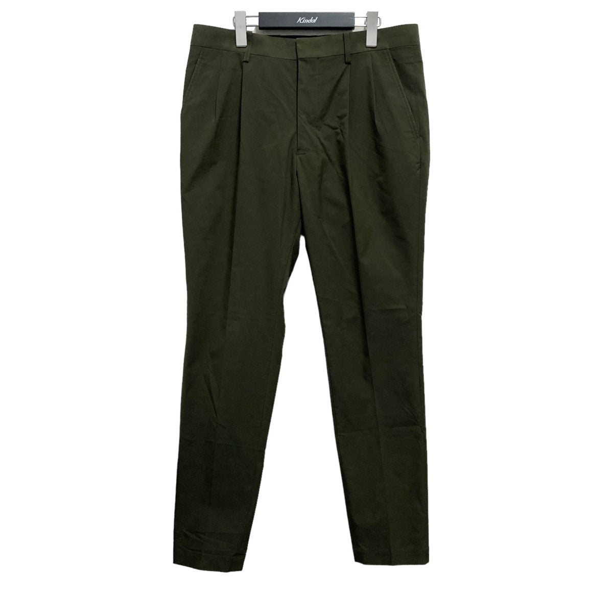 junhashimoto(ジュンハシモト) LIGHT TUCK PANTSスラックス1071710004 1071710004 オリーブ サイズ 4｜【公式】カインドオルオンライン  ブランド古着・中古通販【kindal】