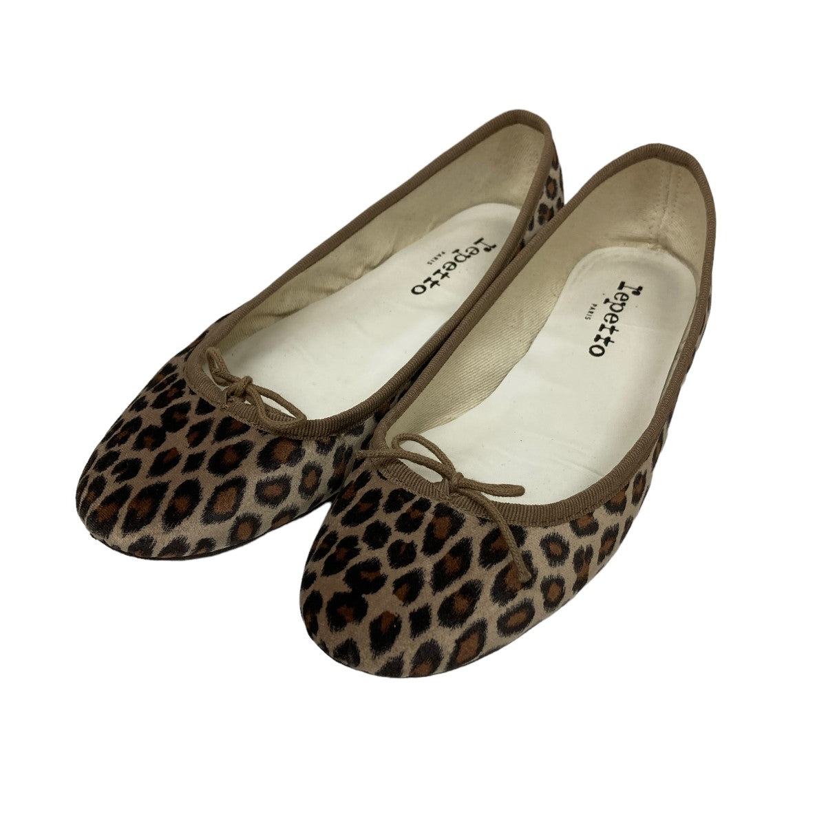 Repetto(レペット) Cendrillonレオパード柄バレエシューズVX086BGH VX086BGH ベージュ サイズ  23｜【公式】カインドオルオンライン ブランド古着・中古通販【kindal】