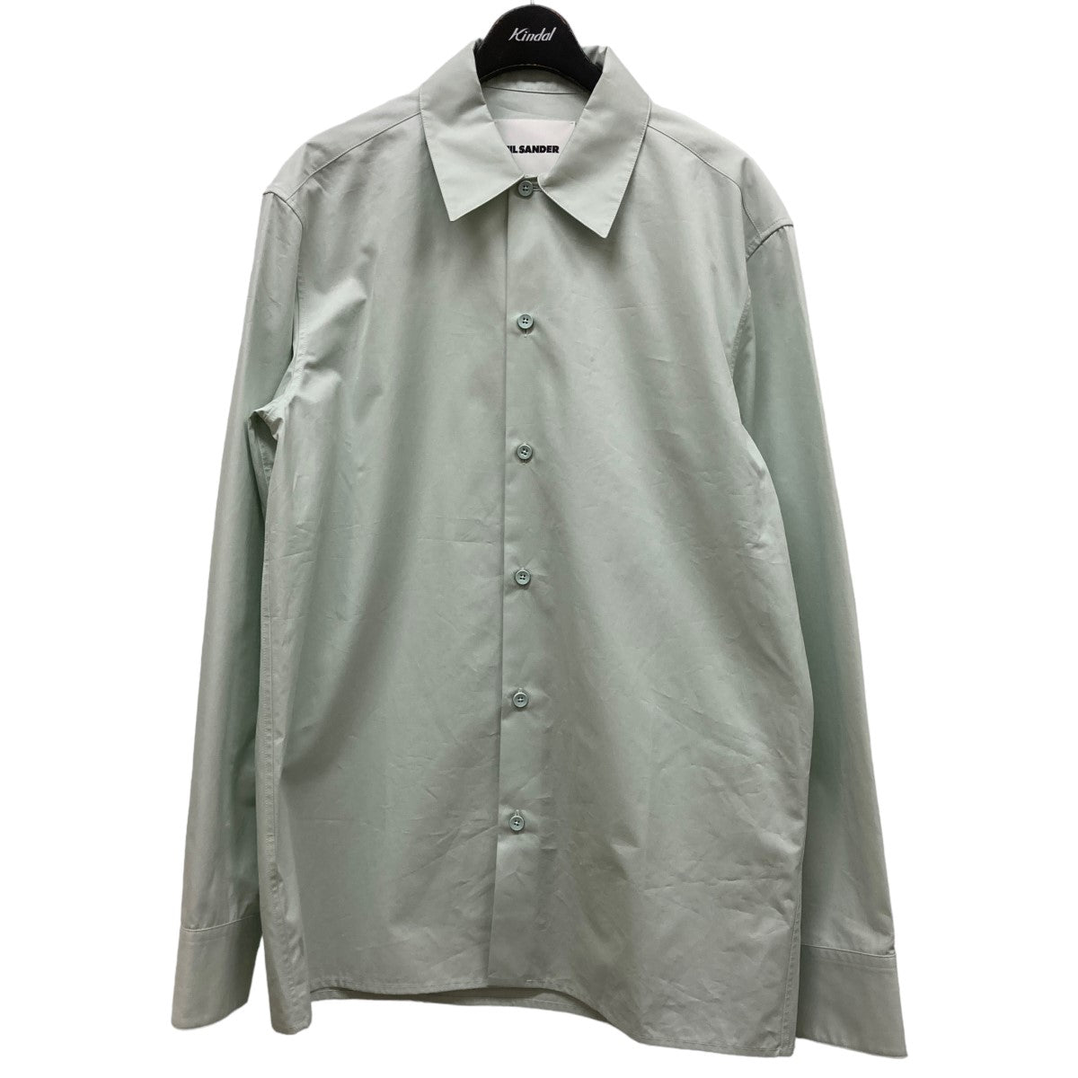 JIL SANDER(ジルサンダー) 23AWStraight Regular Fit Shirt長袖シャツJ22DL0164 J22DL0164  ミントブルー サイズ M｜【公式】カインドオルオンライン ブランド古着・中古通販【kindal】