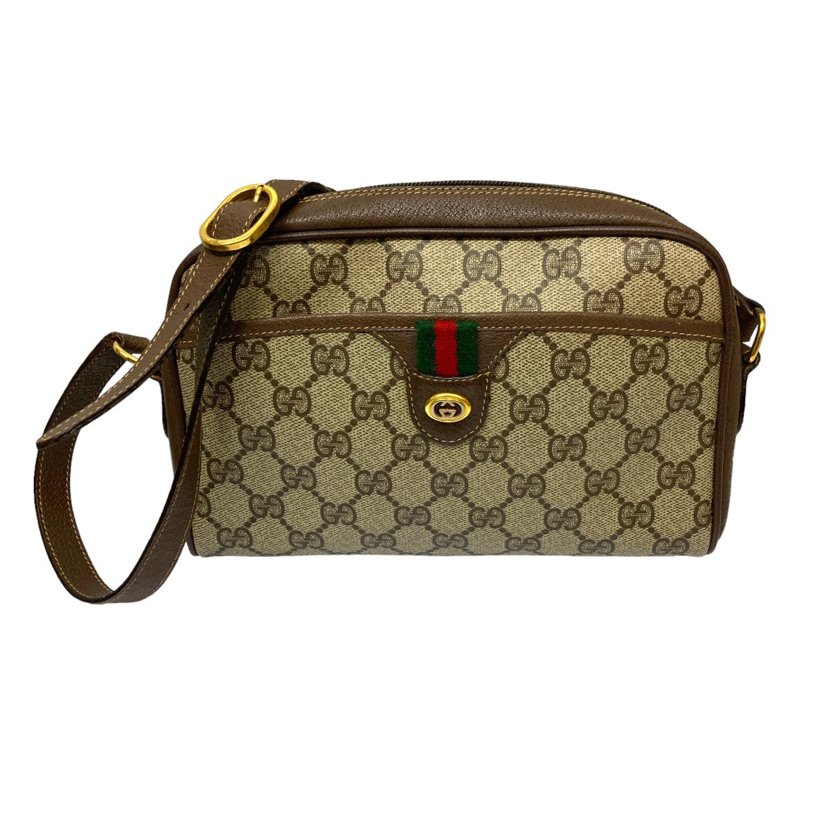 GUCCI(グッチ) GGプラス オールドグッチ シェリーライン ショルダーバッグ116 02 089 116 02 089 ブラウン サイズ ONE  SIZE｜【公式】カインドオルオンライン ブランド古着・中古通販【kindal】