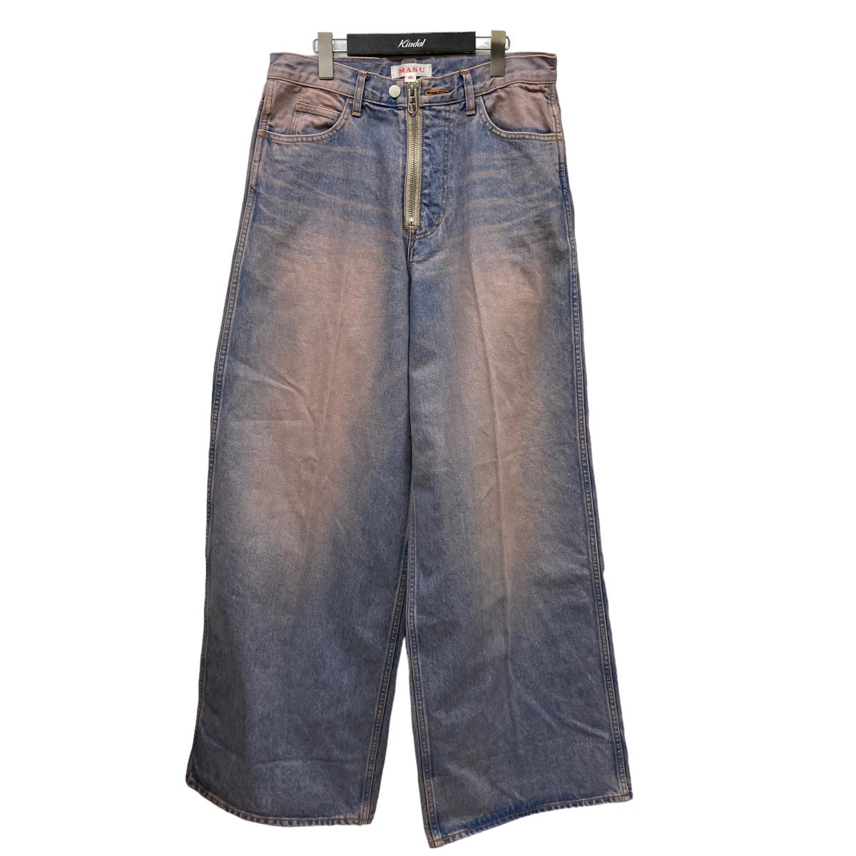 MASU(エムエーエスユー) 24SSMASUBOYS BAGGY JEANS (OVER DYE)ワイドデニムパンツMBSS-PT0424  MBSS-PT0424 インディゴ サイズ 4｜【公式】カインドオルオンライン ブランド古着・中古通販【kindal】