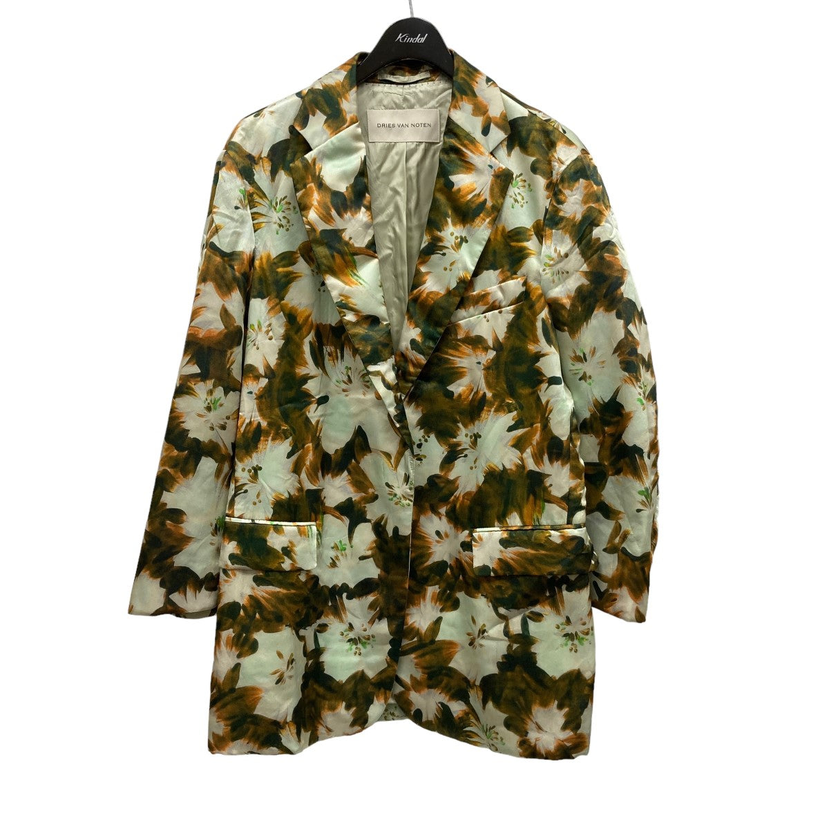 DRIES VAN NOTEN(ドリスヴァンノッテン) 花柄シルクテーラード 