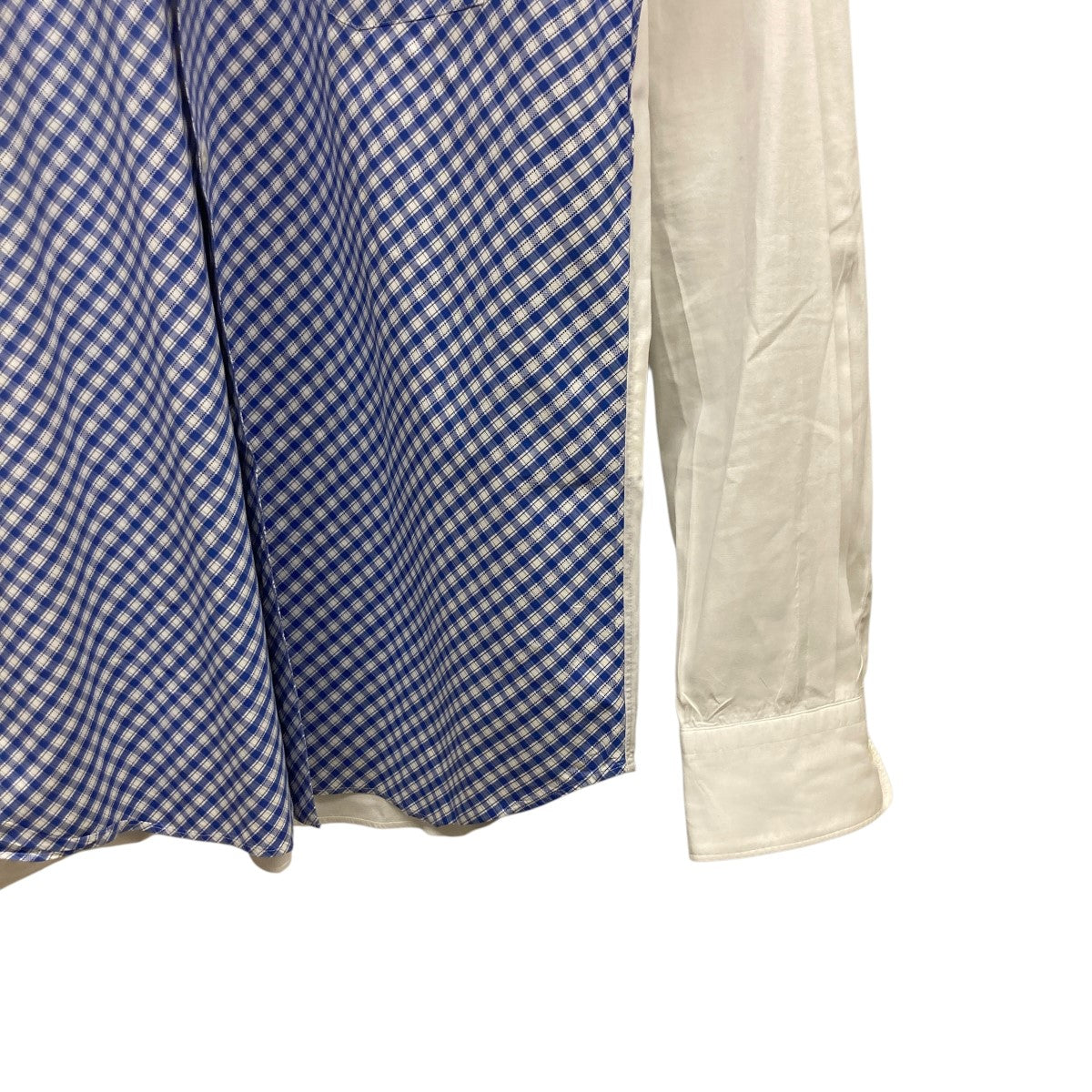 COMME des GARCONS HOMME DEUX チェック切替シャツDO-B055 古着・中古-4枚目のアイテム画像