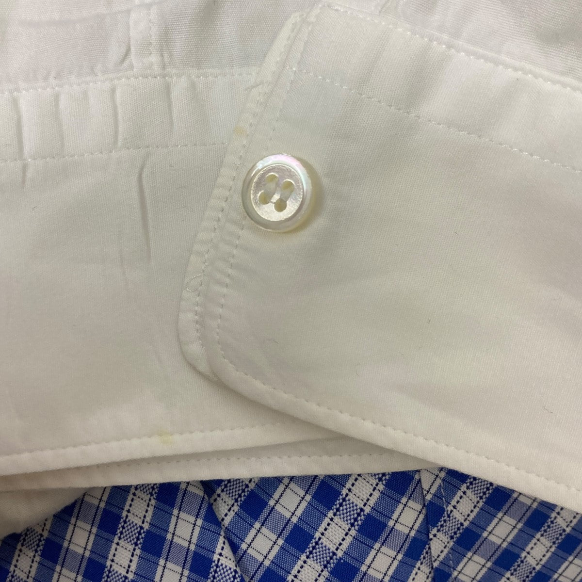 COMME des GARCONS HOMME DEUX チェック切替シャツDO-B055 古着・中古-7枚目のアイテム画像