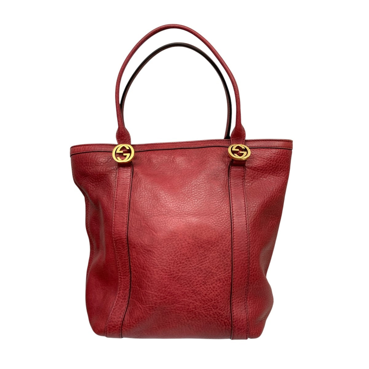 【美品】 GUCCI グッチ GGキャンバス ミニトート チャーム付き レッド ◎美品◎ GUCCI GGキャンバス ミニトート チャーム付き レッド