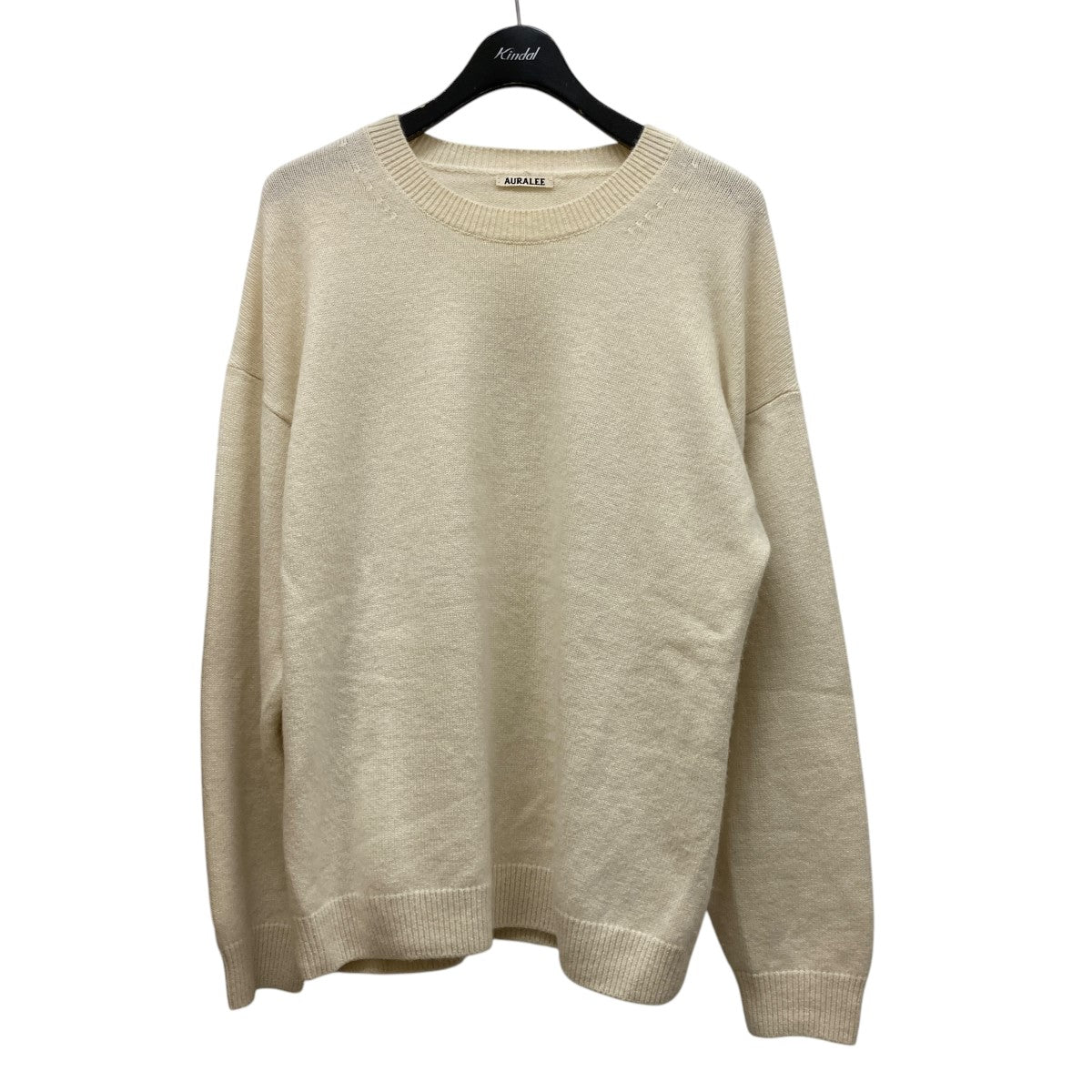 AURALEE(オーラリー) BABY CASHMERE KNIT P OカシミヤニットA20AP02BC A20AP02BC アイボリー サイズ  4｜【公式】カインドオルオンライン ブランド古着・中古通販【kindal】