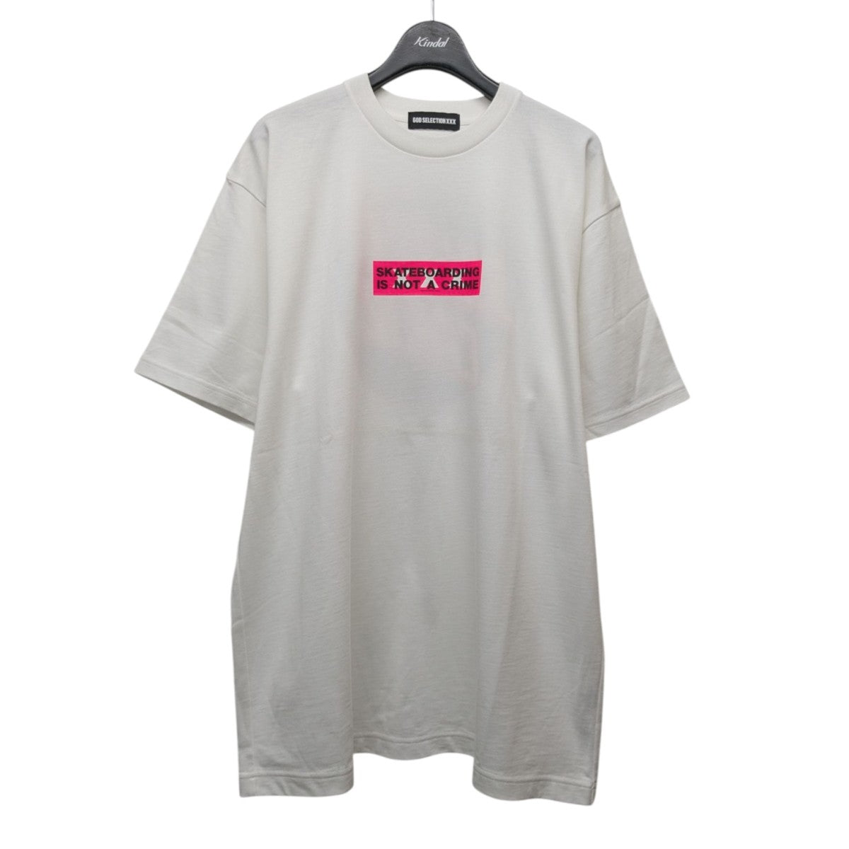 GOD SELECTION XXX×SANTA CRUZ プリントTシャツ ホワイト サイズ L