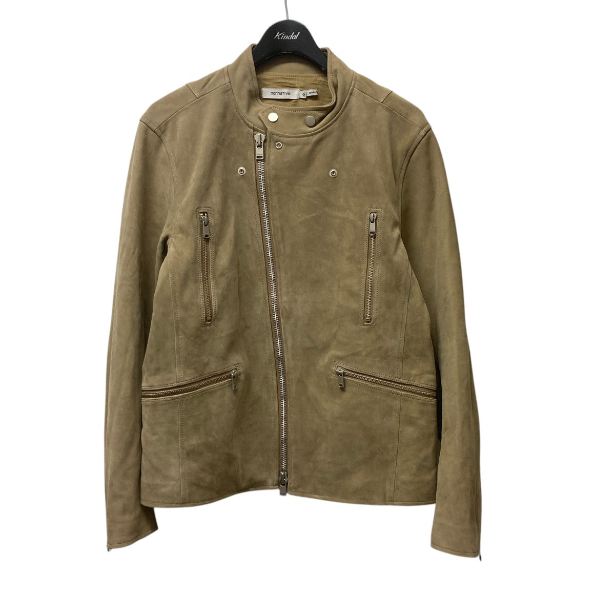 nonnative(ノンネイティブ) 22AWRIDER BLOUSON COW LEATHER by ECCOライダースジャケットNN-J4120  NN-J4120 ベージュ サイズ 2｜【公式】カインドオルオンライン ブランド古着・中古通販【kindal】