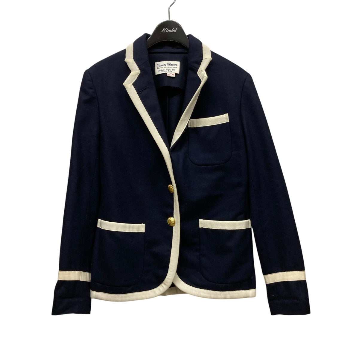 Rowing Blazers(ローイングブレザーズ) パイピングデザインシングルジャケット18-010-380-0012-3-0  18-010-380-0012-3-0 ネイビー サイズ XS｜【公式】カインドオルオンライン ブランド古着・中古通販【kindal】