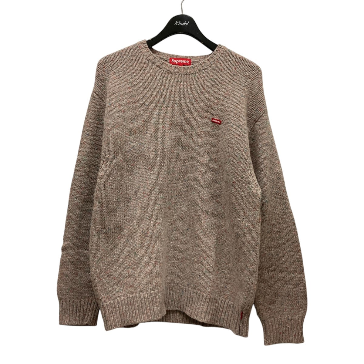 Supreme(シュプリーム) 22AWsmall box speckle sweaterスモールボックスロゴニット ピンクグレー サイズ  M｜【公式】カインドオルオンライン ブランド古着・中古通販【kindal】