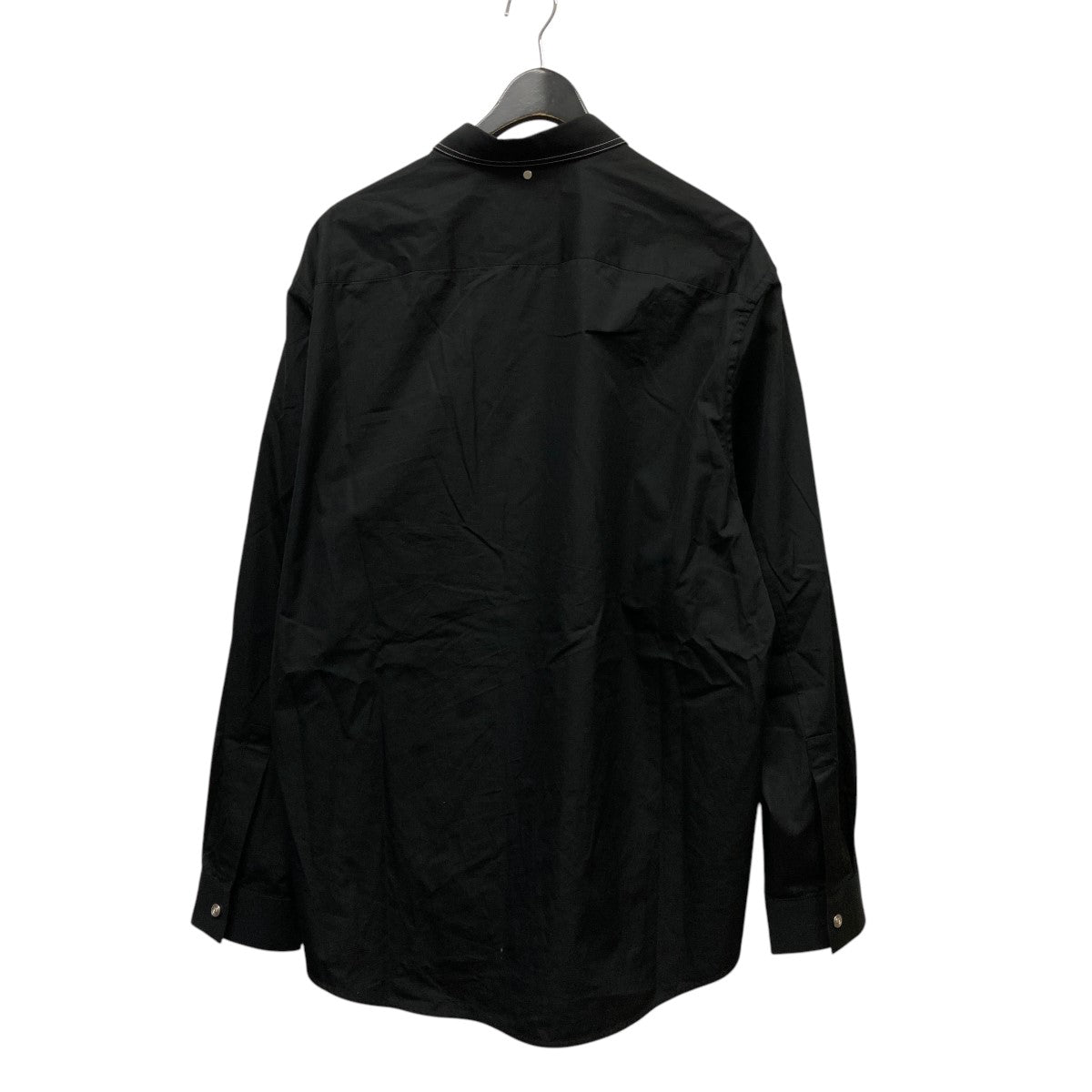 OAMC 22AWRay Shirt Wool Raisinステッチデザインシャツ22A28OAU48 古着・中古-2枚目のアイテム画像