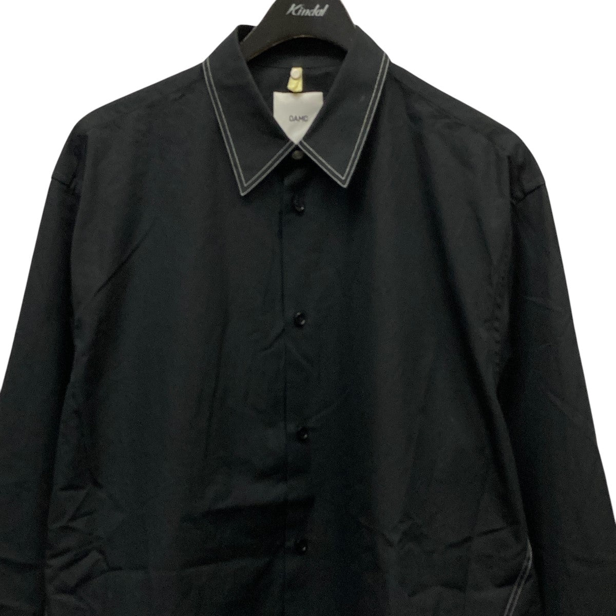 OAMC 22AWRay Shirt Wool Raisinステッチデザインシャツ22A28OAU48 古着・中古-3枚目のアイテム画像