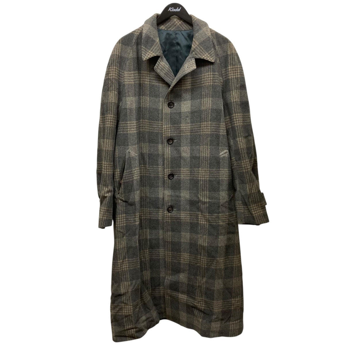 ETRO エトロ ウールチェスターコート チェック柄 サイズ48 ETRO エトロ ウールチェスターコート チェック柄 サイズ48