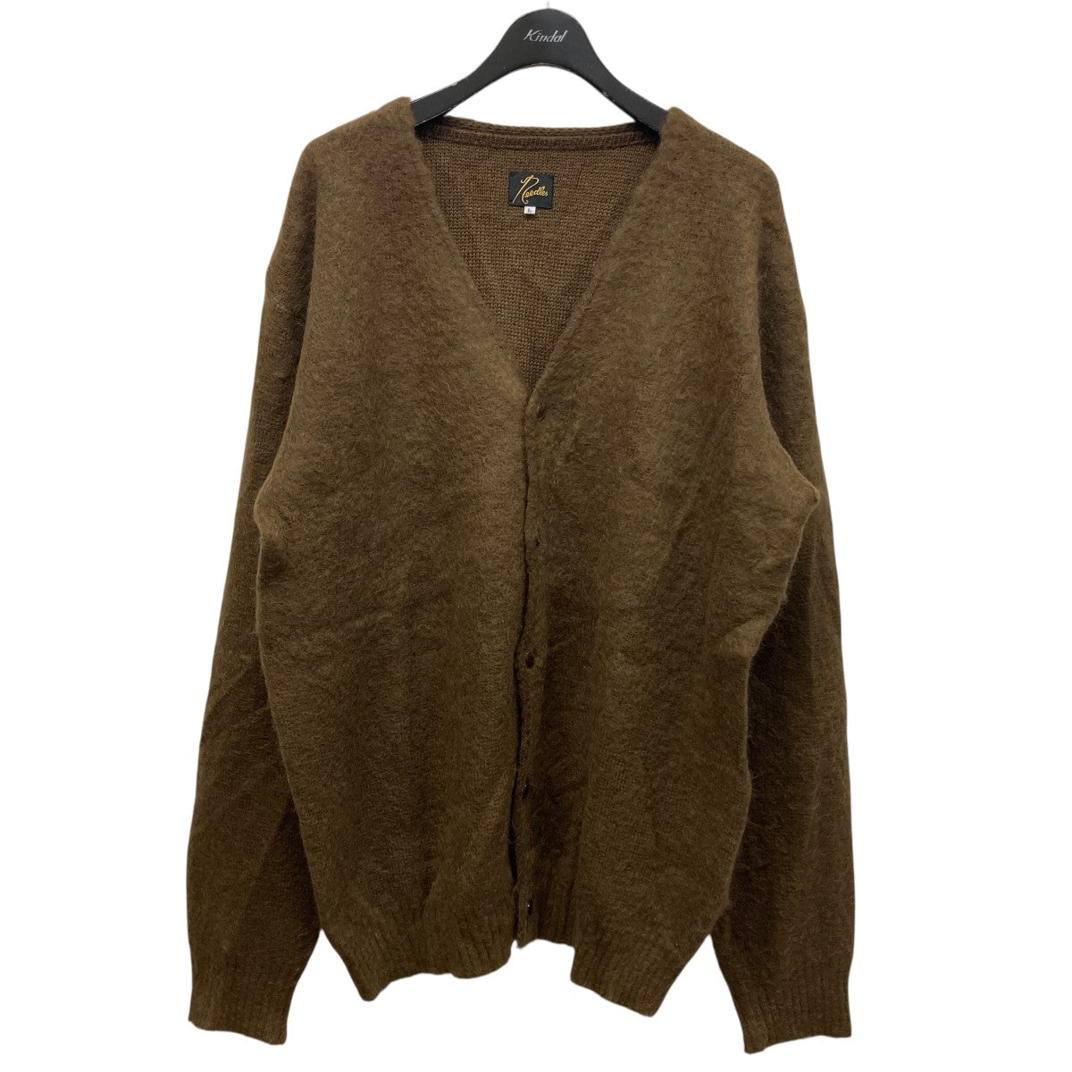 未使用 NEEDLES ニードルズ モヘアカーディガン ブラウン L 中古・古着通販】Needles (ニードルズ) モヘアカーディガン