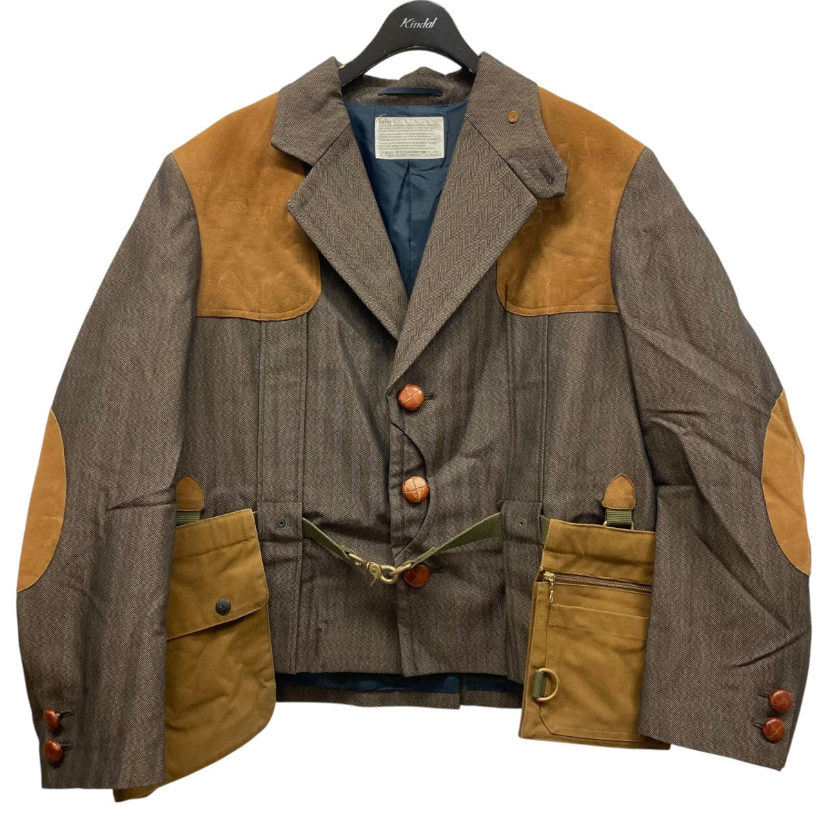 KOLOR(カラー) 24AWスウェード切替テーラードジャケット24WCM