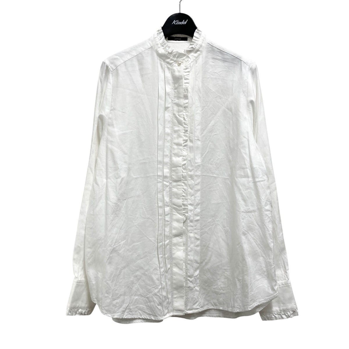 allureville カンクリーニスタンドフリルブラウス202120 13 380 01 020 古着・中古-1枚目のアイテム画像