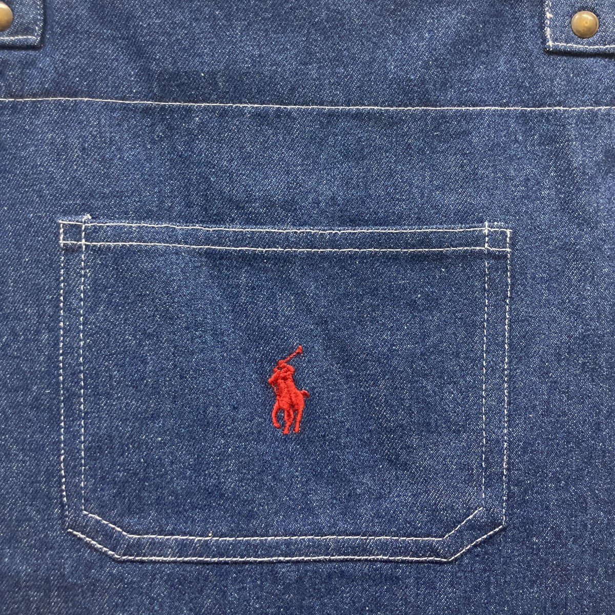 RALPH LAUREN デニムエプロン 古着・中古-5枚目のアイテム画像