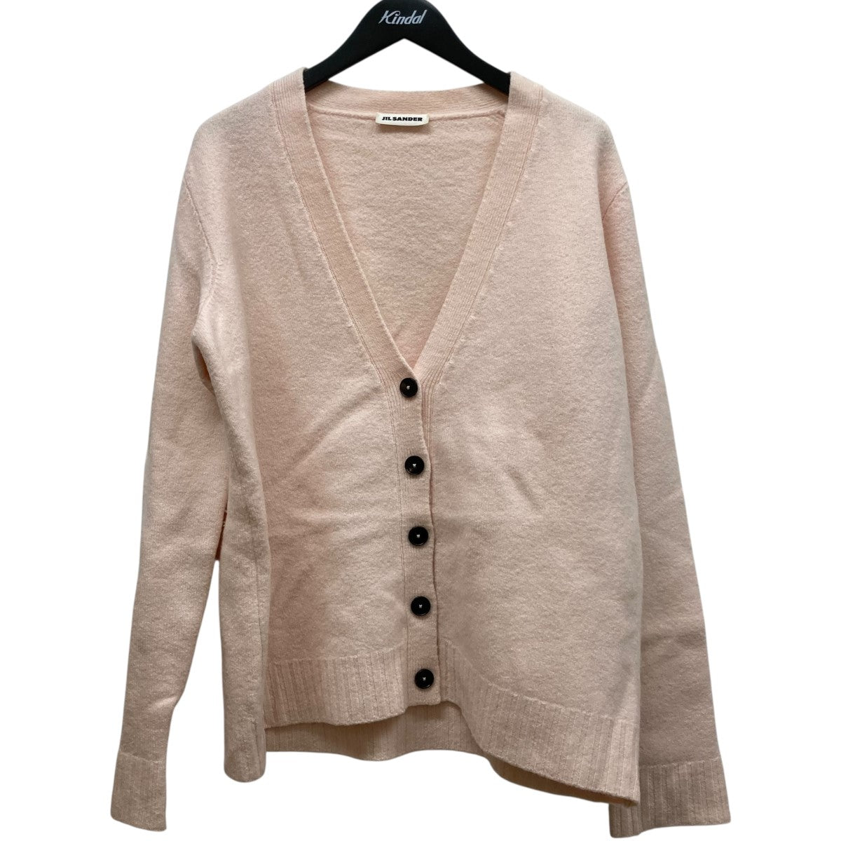 極美品　JIL SANDER ニットジャケット　カーディガン　トグル　グレー50 JIL SANDER(ジルサンダー) ニットカーディガンJSPT752051