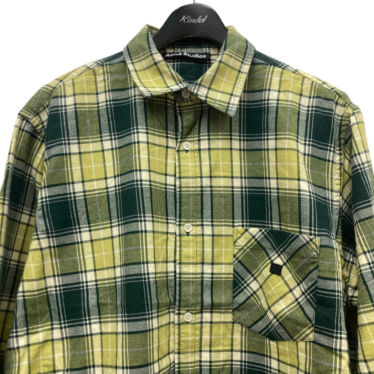 ACNE STUDIOS チェックネルシャツFA-UX-SHIR000055 古着・中古-3枚目のアイテム画像