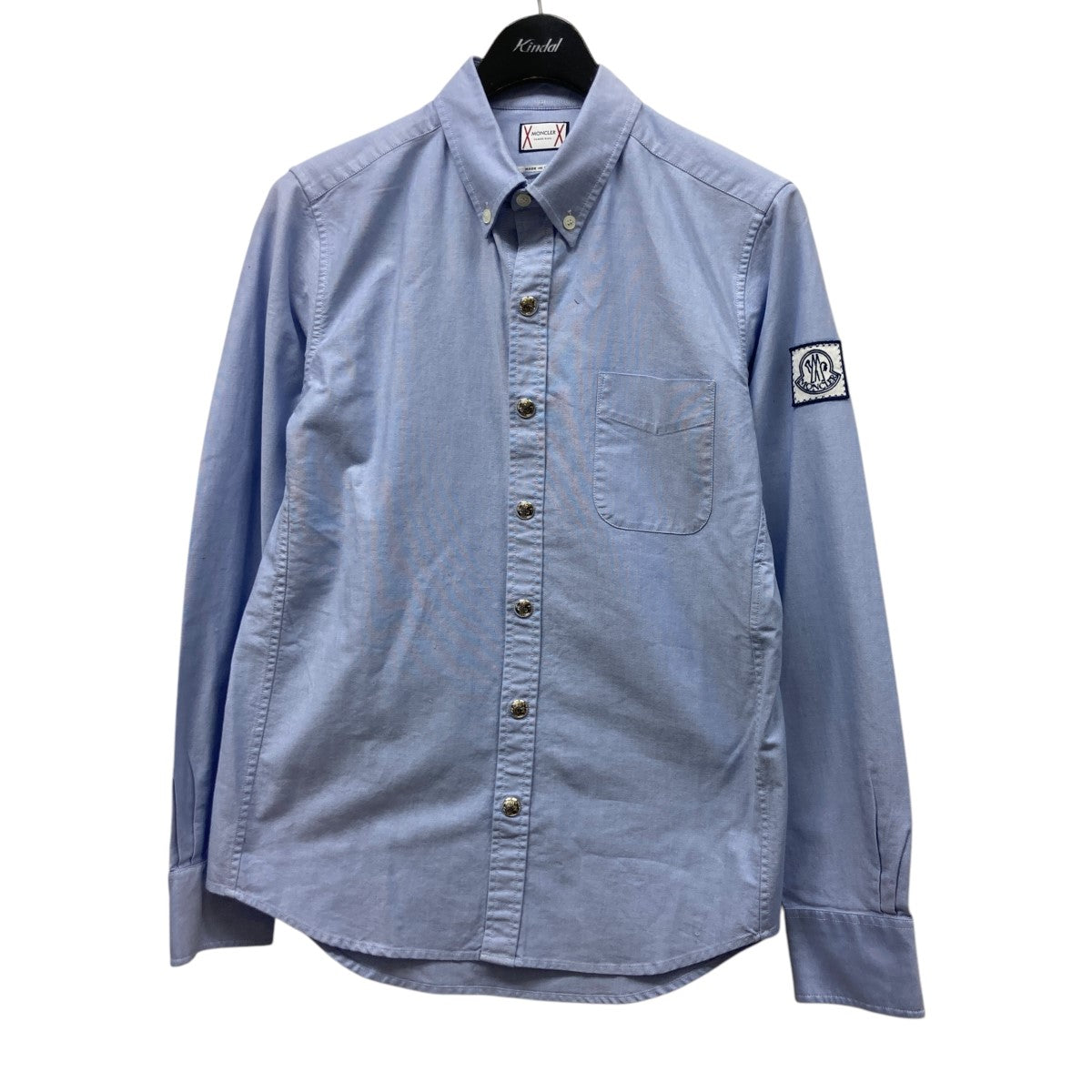MONCLER ボタンダウンシャツC23915203920 古着・中古-1枚目のアイテム画像