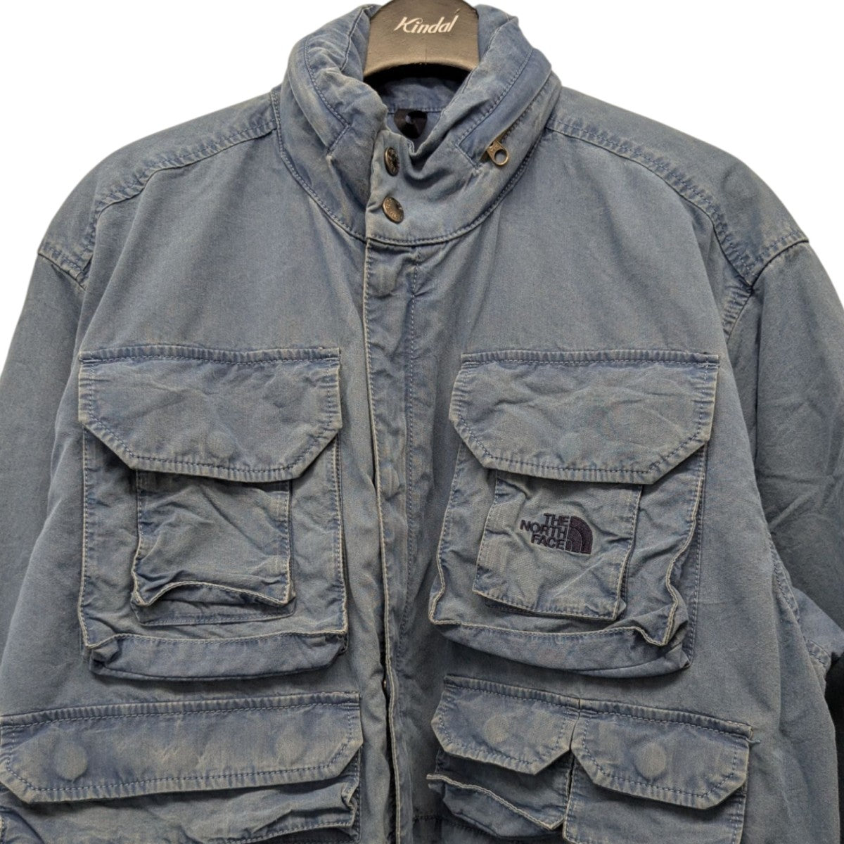 THE NORTHFACE PURPLELABEL Indigo Field JacketミリタリーデニムジャケットNP2317N 古着・中古-3枚目のアイテム画像