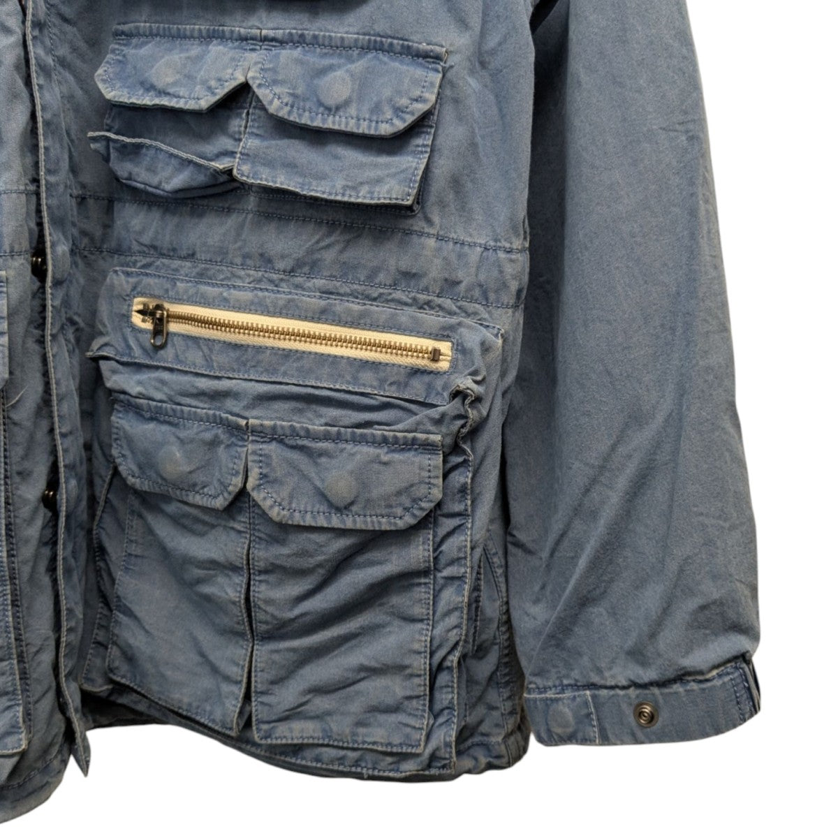 THE NORTHFACE PURPLELABEL Indigo Field JacketミリタリーデニムジャケットNP2317N 古着・中古-5枚目のアイテム画像