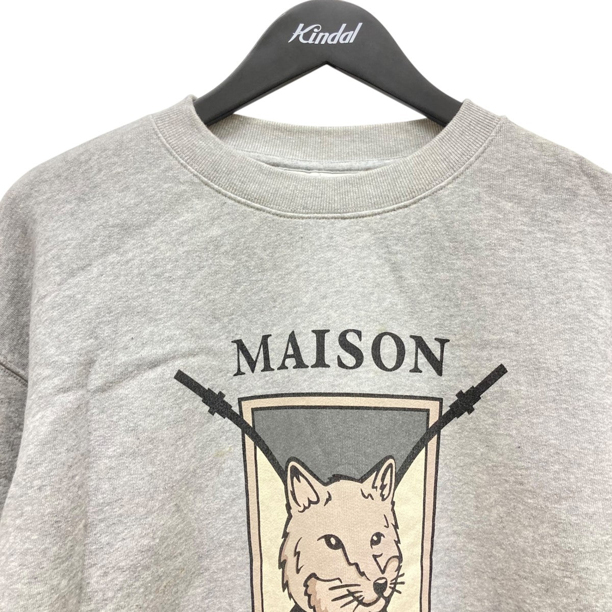 「COLLEGE FOX PRINTED」プリントスウェットLW00306KM0307