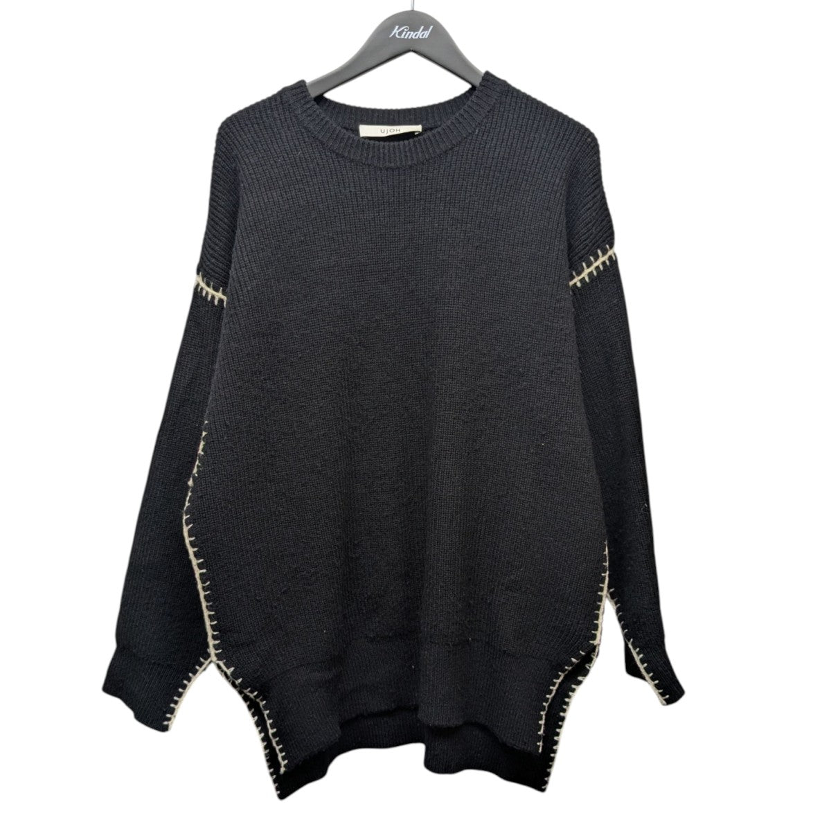 UJOH(ウジョー) ステッチデザインアルパカ混ニットU783-K03-106 U783