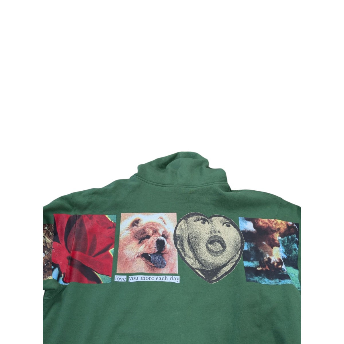 24SSSpread Zip Up Hooded Sweatshirt Dusty GreenZIP UPパーカー