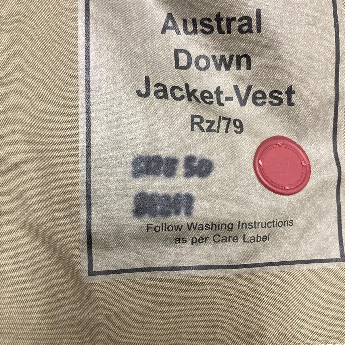 TEN-C AUSTRAL DOWN JACKET-VESTダウンジャケット22219 古着・中古-6枚目のアイテム画像