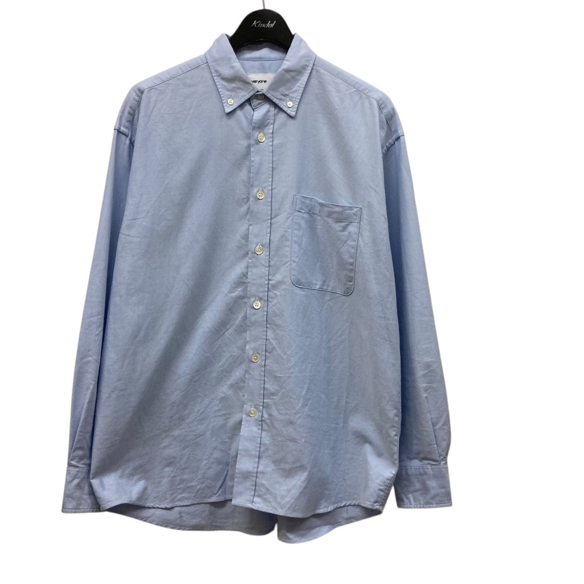 everyone(エブリワン) 23SSbd oxford shirt STRIPEボタンダウンシャツ