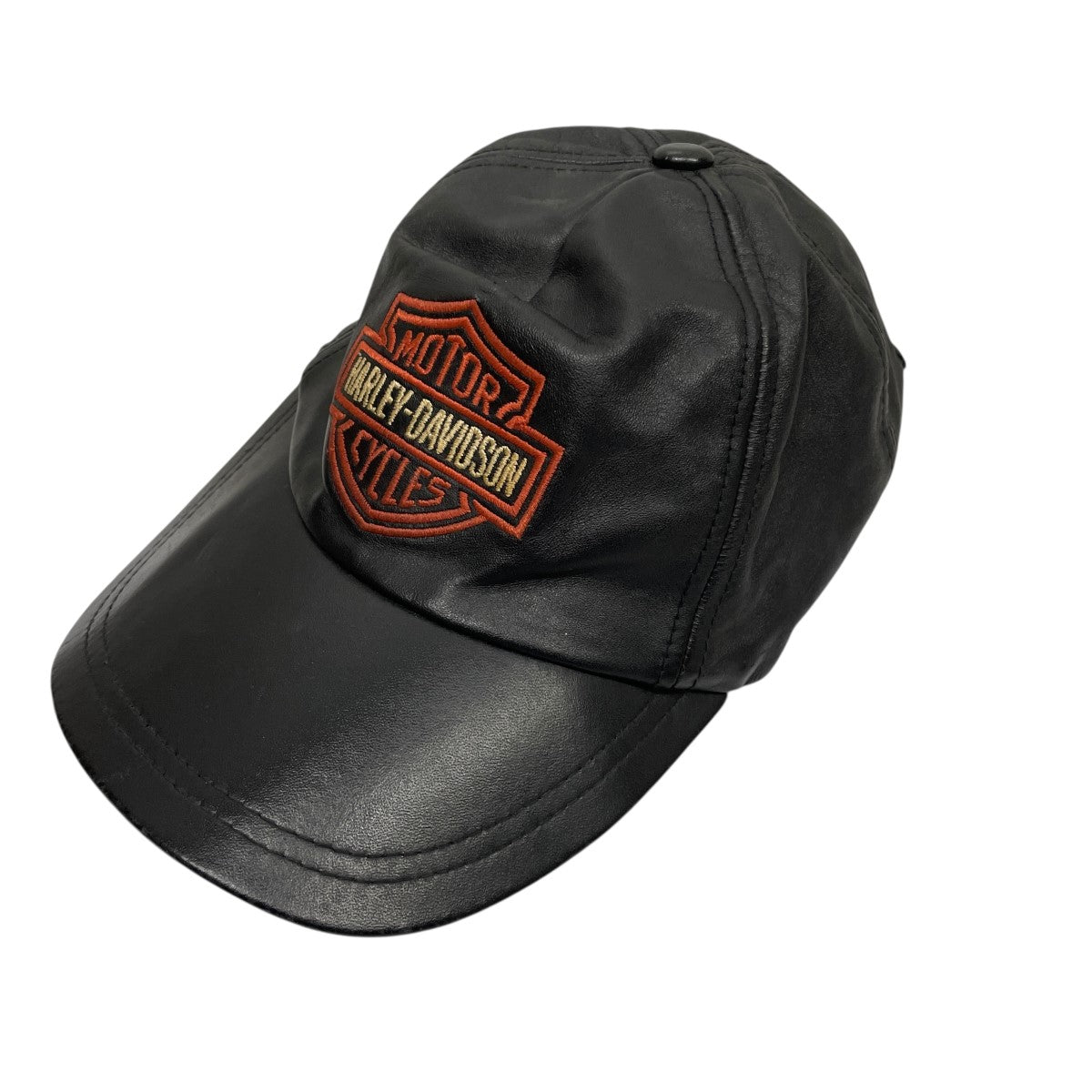 HARLEYDAVIDSON(ハーレーダビッドソン) レザーキャップ ブラック