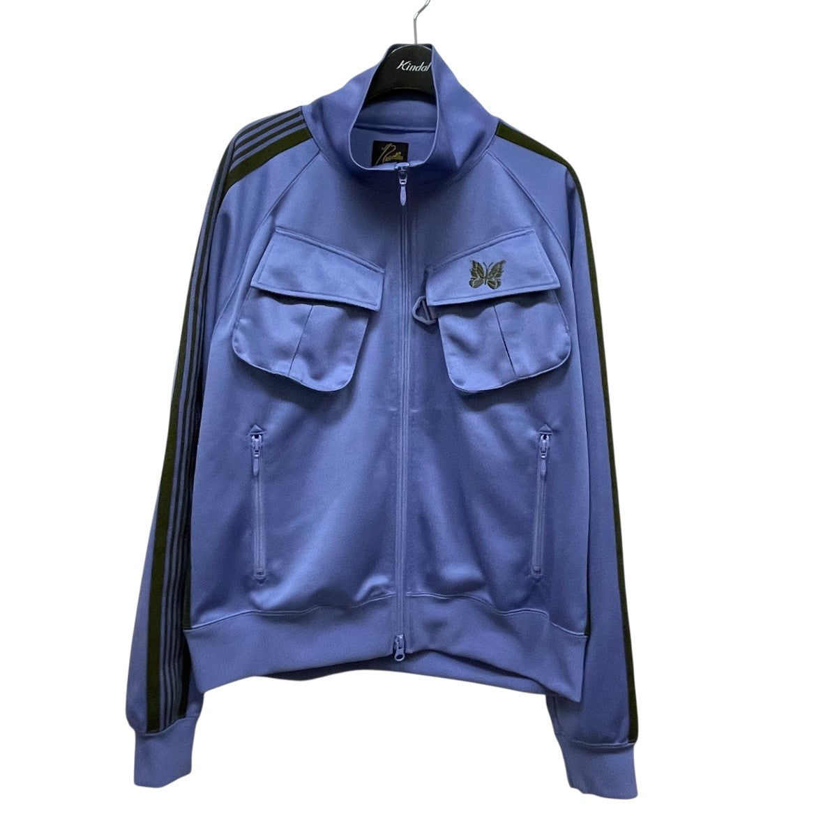 【美品】Needles×PURPLE THINGSトラックジャケット Lサイズ Needles×PURPLE THINGS トラックジャケットMR397 MR397 パープル