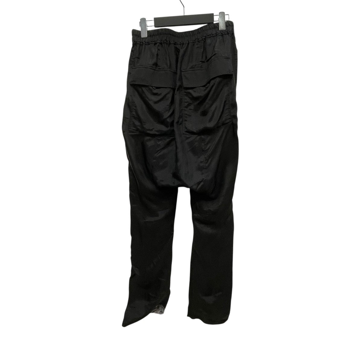RICK OWENS 25SSDRAWSTRING LONG -J-ソローストリングサテンパンツRU01E5380-J 古着・中古-2枚目のアイテム画像