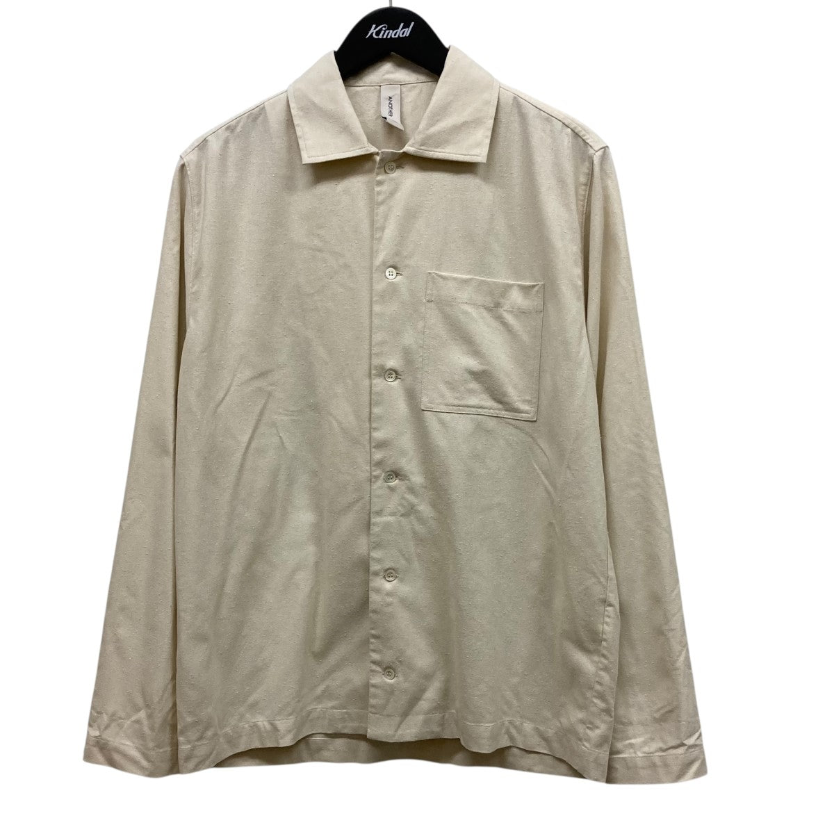 ANOTHER ASPECT(アナザーアスペクト) 長袖シルクシャツ ベージュ