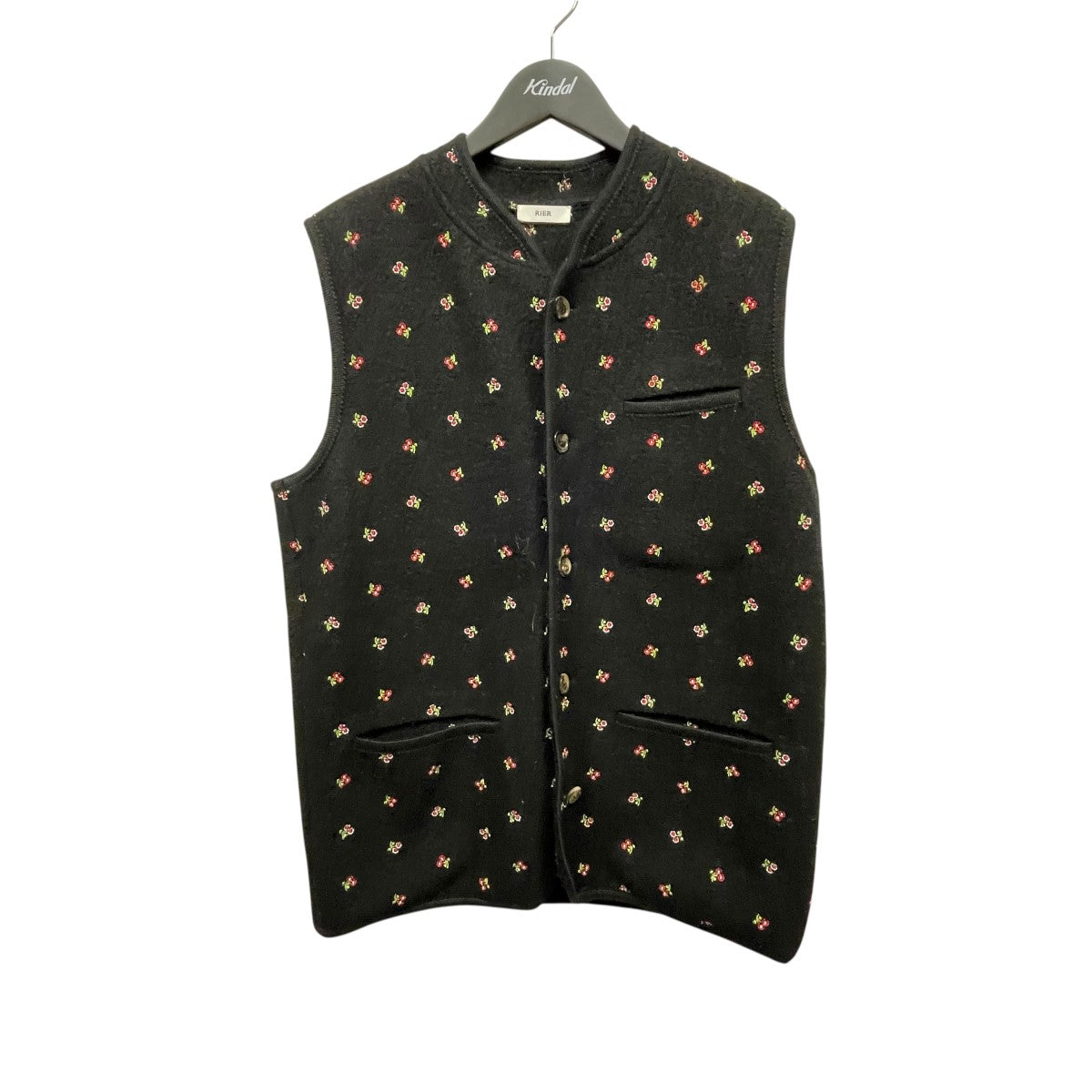 RIER(リア) トゥモローランド別注WALKER GILET FELTED FLOWERS