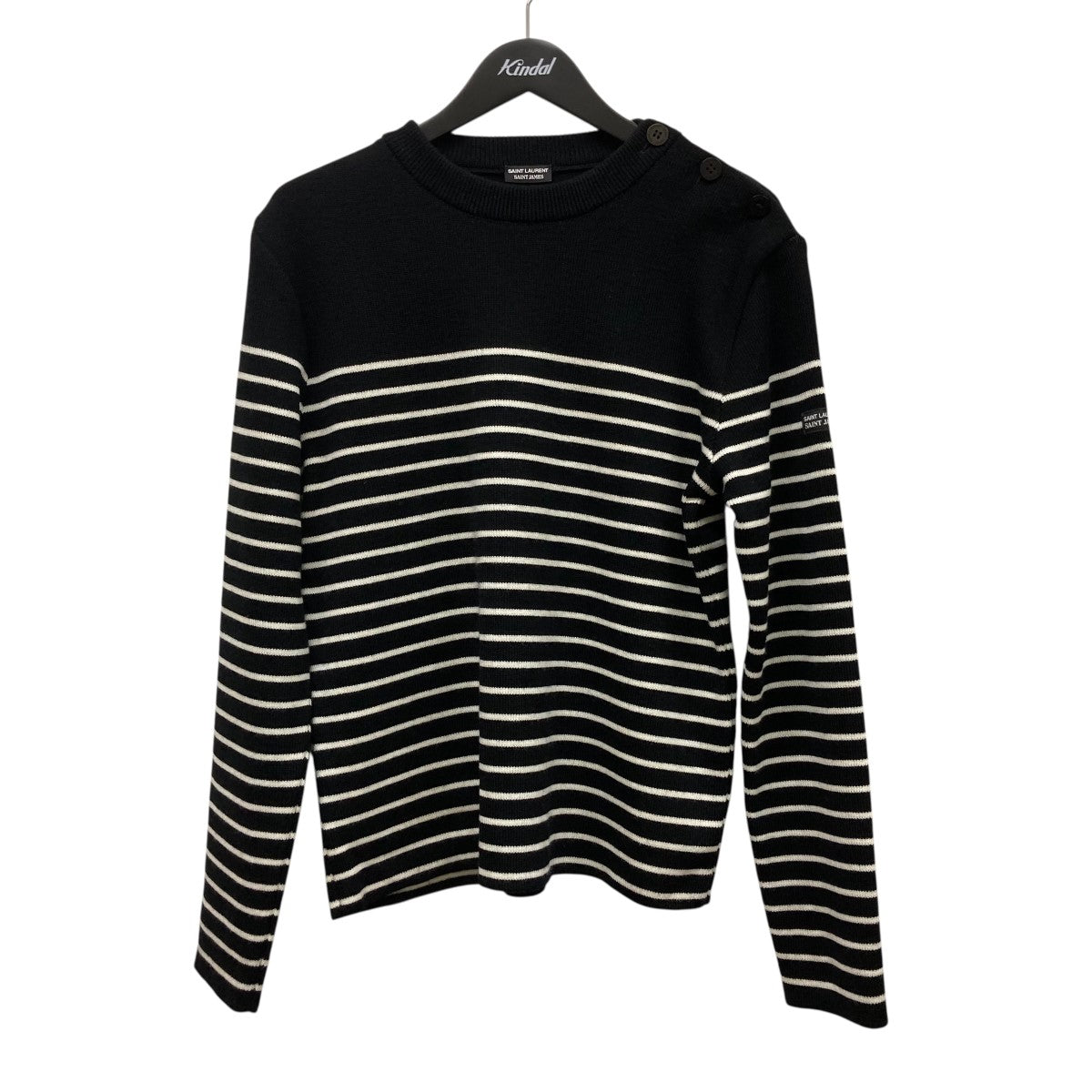 Saint Laurent Paris×SAINT JAMES ボーダーニット779522Y76NC1095