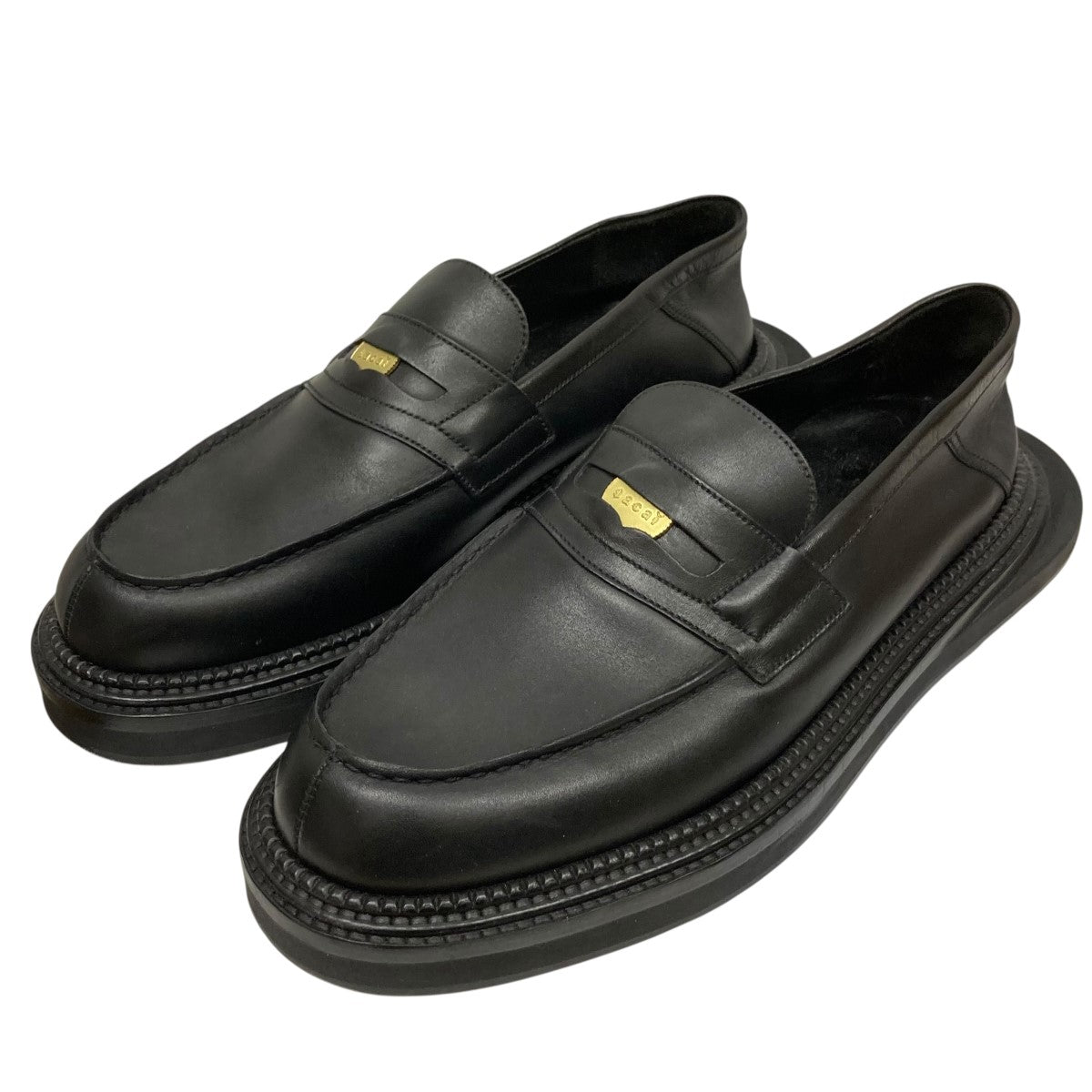 J．M．WESTON×sacai コインローファー ブラック サイズ 71/2
