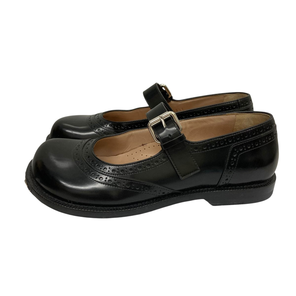 LOEWE Campo leather Mary Jane flatsレザーストラップシューズ092311 古着・中古-3枚目のアイテム画像