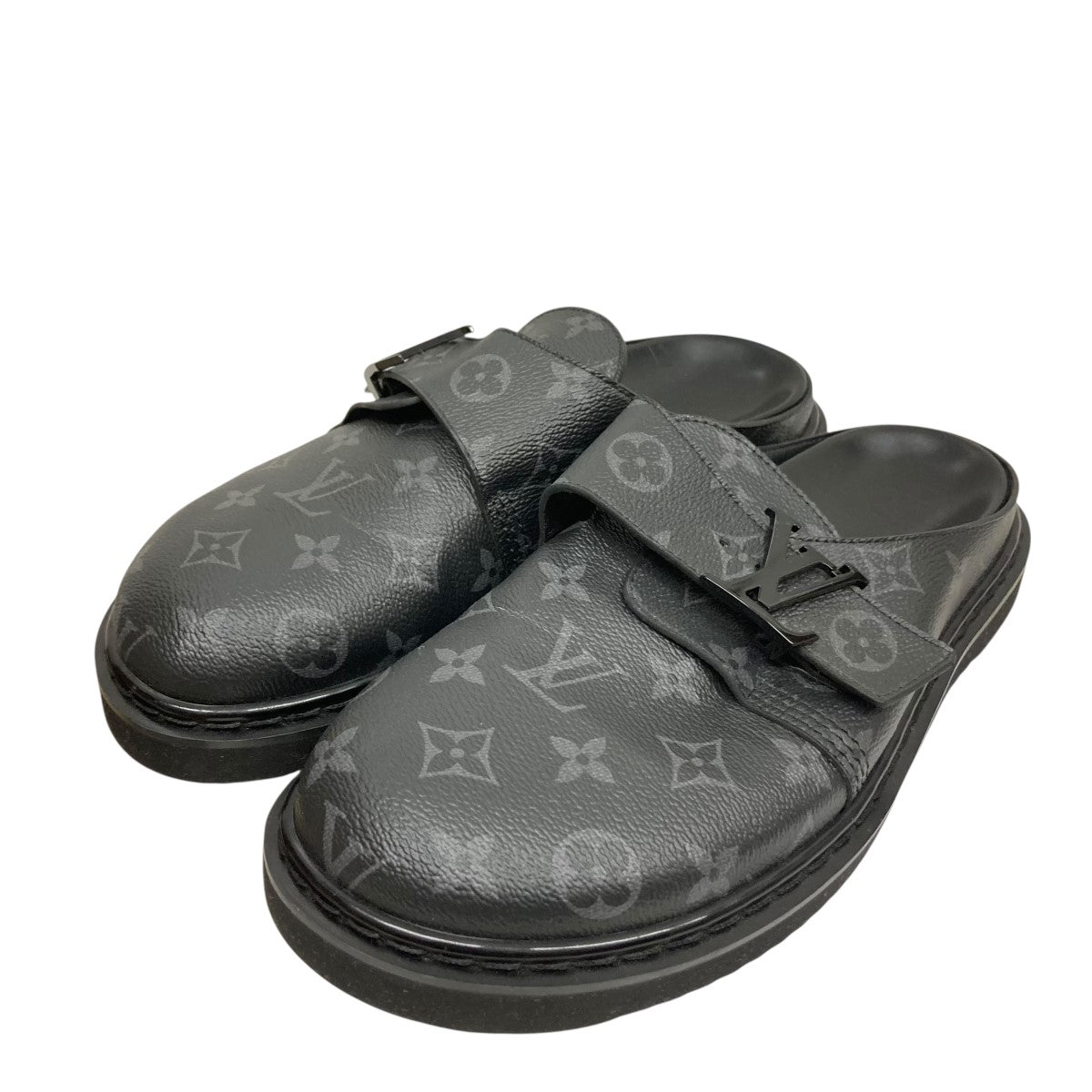 【人気】 美品❣️正規品ルイヴィトン モノグラム フラットサンダル　総柄 LOUIS VUITTON(ルイヴィトン) モノグラムサンダルFD 0231 FD