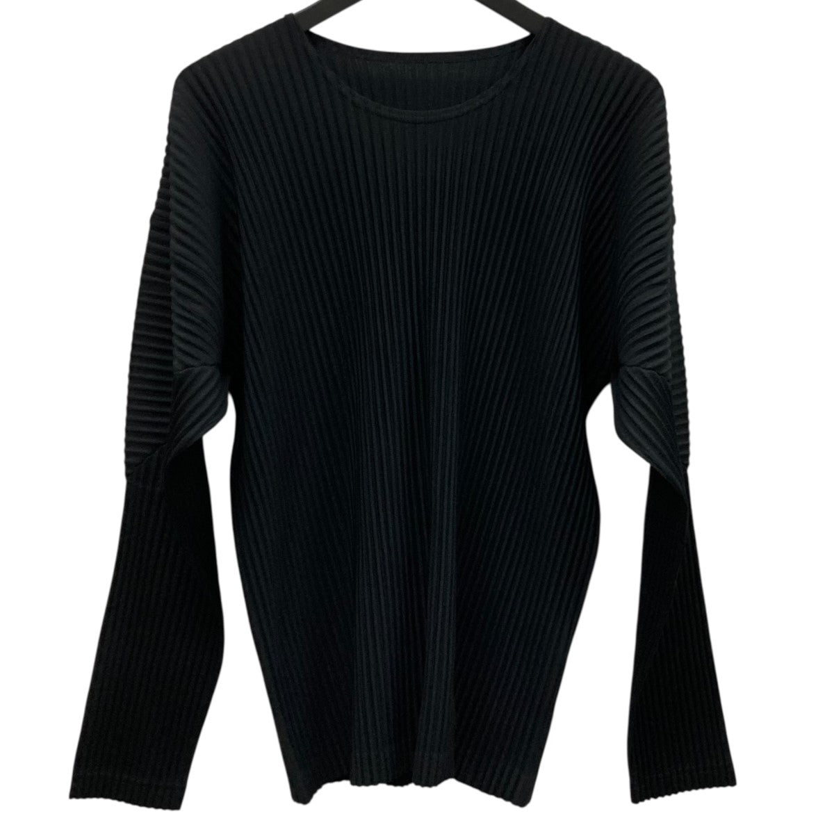 HOMME PLISSE 長袖カットソー ブラック オムプリッセ イッセイミヤケ ISSEY MIYAKE HOMME PLISSE オム プリッセ L/S