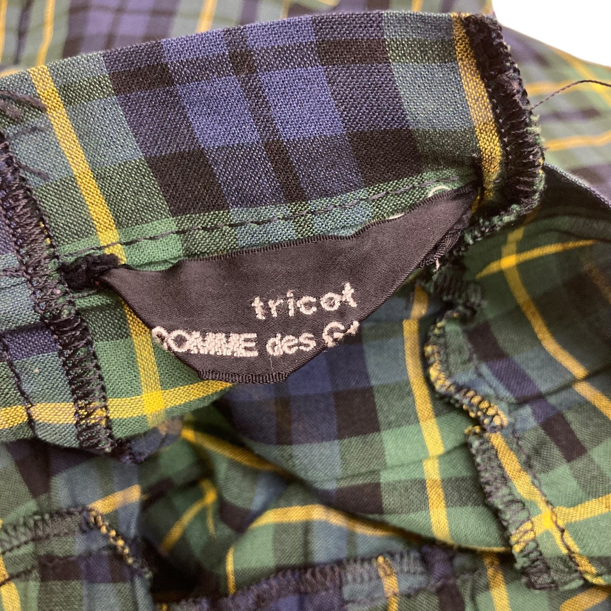 tricot COMME des GARCONS チェックスカート 古着・中古-6枚目のアイテム画像